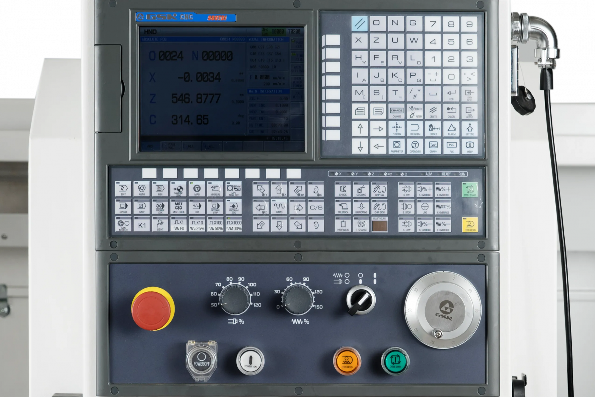 Станок токарный с ЧПУ с горизонтальной станиной LUZHONG CAK6150V (1000/6)