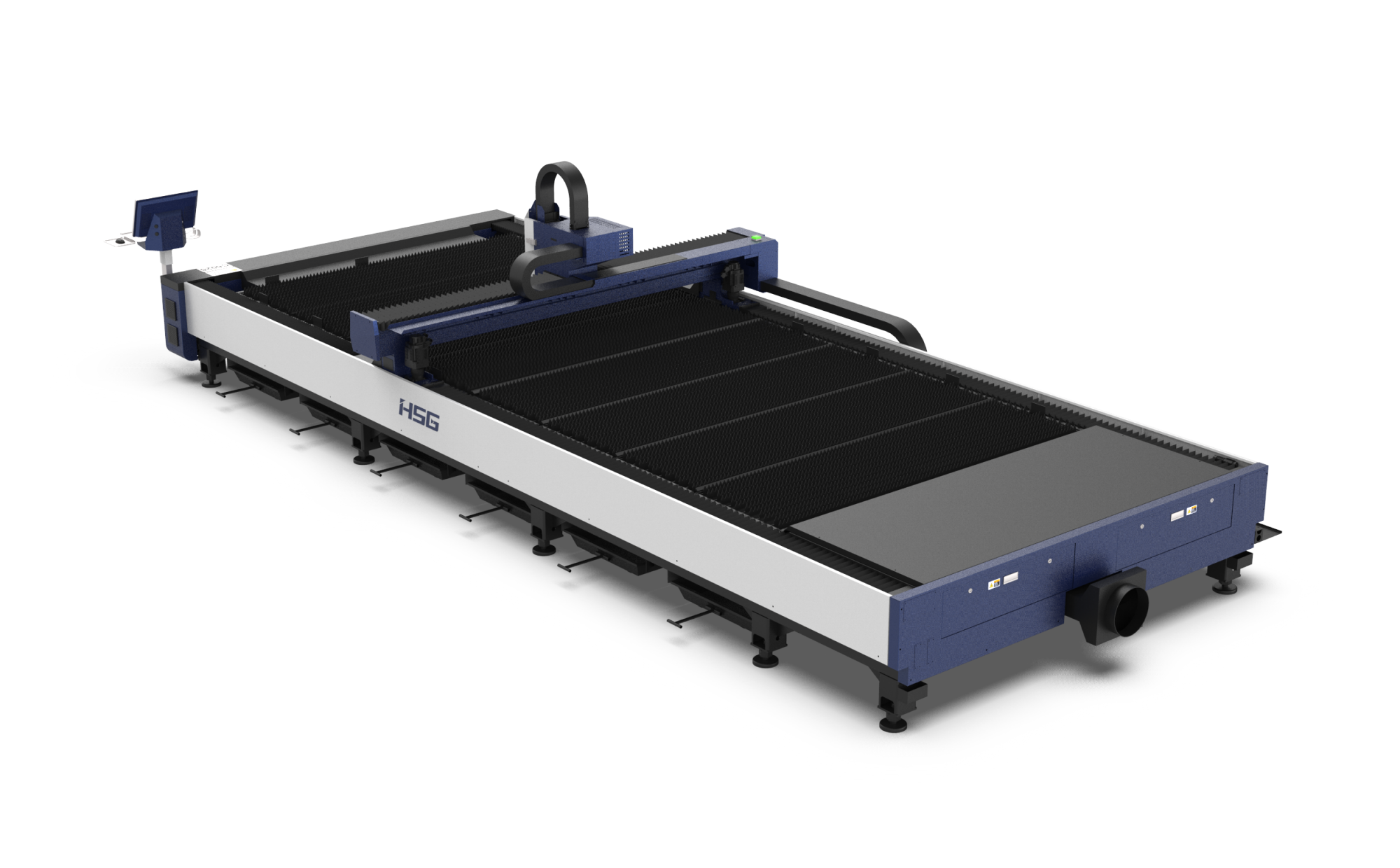 Оптоволоконный лазерный станок для резки металла HSG C6025 3000 Вт
